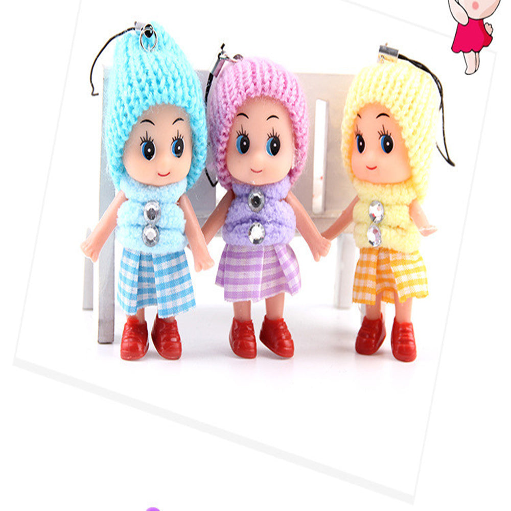 Aimik 5Pcs Kids Toys Soft Interactive Baby Dolls Toy Mini Doll For Girls and Boys Hot