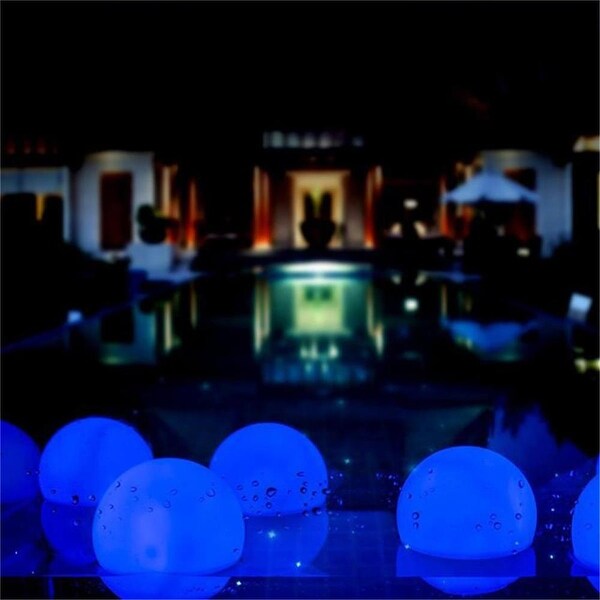 2/6/12Pcs LED Color Floating Ball Mood Light Garden for Pool Ponds and Parties 8cm/3inch