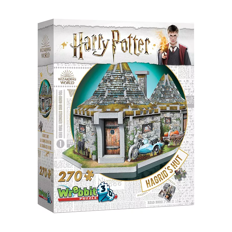 Wrebbit Harry Potter Collection - Hagrid's Hut 3D Puzzle 270 Pcs