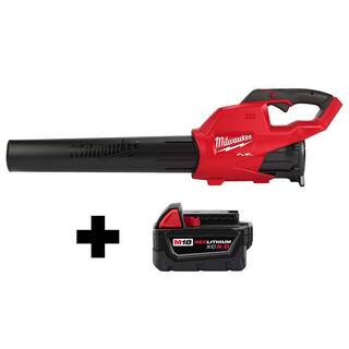 MW M18 FUEL 120 MPH 450 CFM 18-Volt Lithium-Ion Brushless Cordless Handheld Blower W M18 5.0Ah Battery 2724-20-48-11-1850