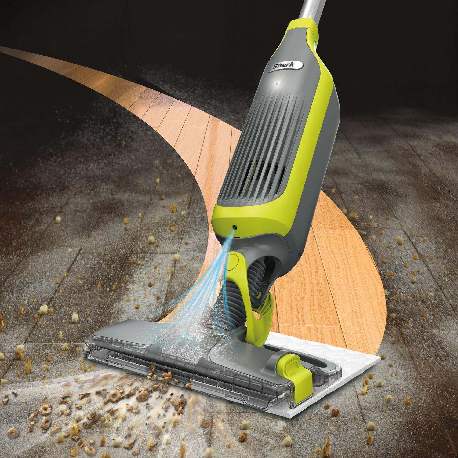 Shark VACMOPa c Cordless Hard Floor Vacuum Mop with Disposable VACMOP Pad VM200  Crowdfused