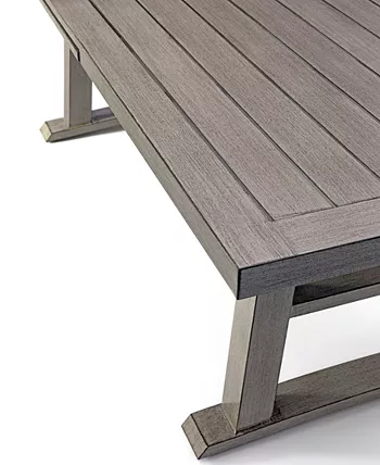 Agio Wayland Aluminum 87 x 40 (extends to 110) Outdoor Extension Dining Table