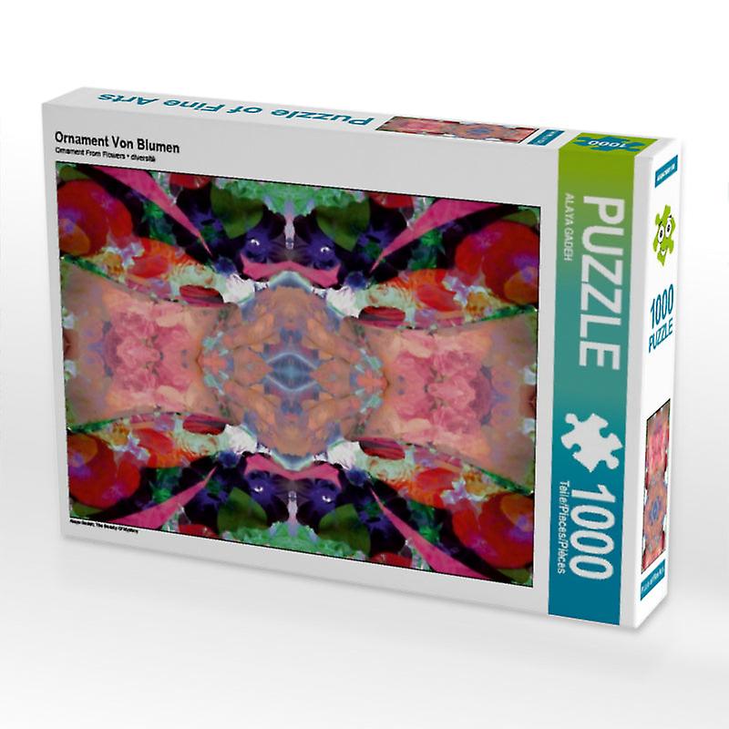 Ornament von blumen - calvendo foto-puzzle