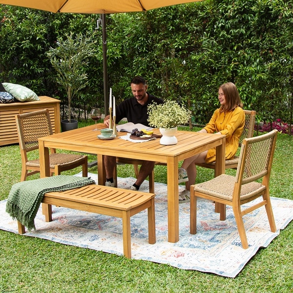 Cambridge Casual Paxton 6piece Teak Outdoor Dining Set