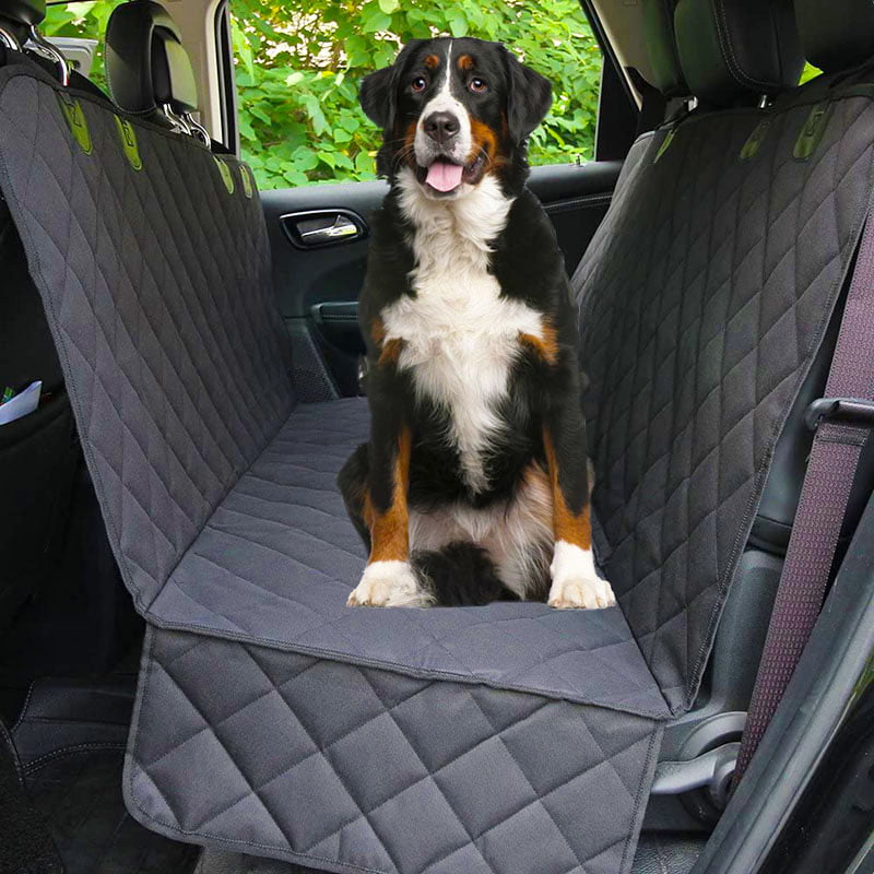 Dog Seat Cover， Car Rear Seat Protector， Dog Back Seat Hammock Covers for Dogs Non-Scratch Nonslip Back Seat Cover for Cars SUVs Trucks