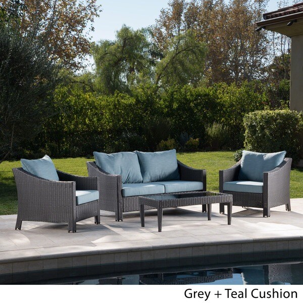 Oliver and James Moses 4piece Outdoor Chat Set