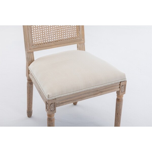 Dining Chair ，Seat of 2，Cream