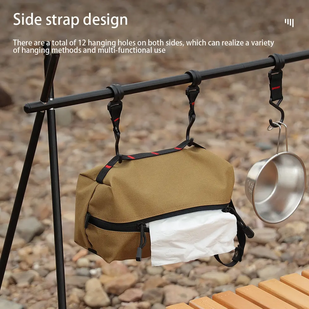 Portable Napkin Tissue Storage Bag Outdoor Camping Hiking Emergency First Aid Kit Multifunctional EDC Storage Bag