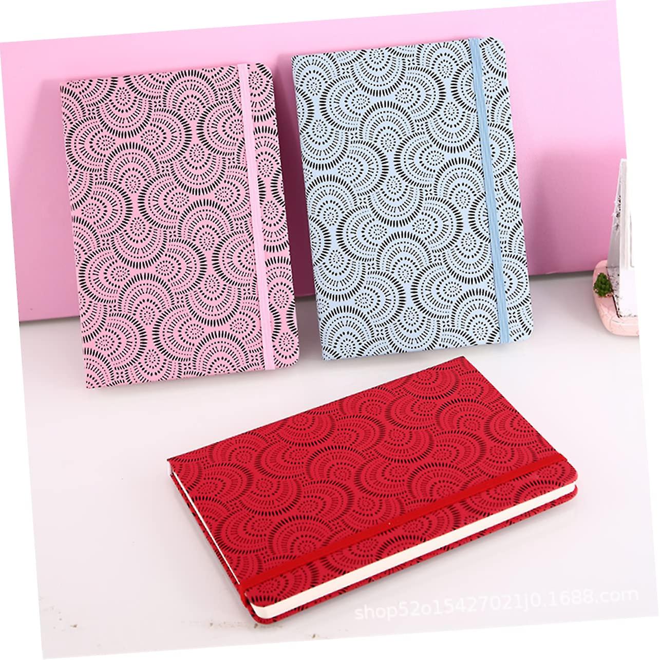 Operitacx Business Notebook Business Notebook Writing Notepad Pu Notebook Diary Notebook A5 Red Pu Journal Notepad Pu Notebook