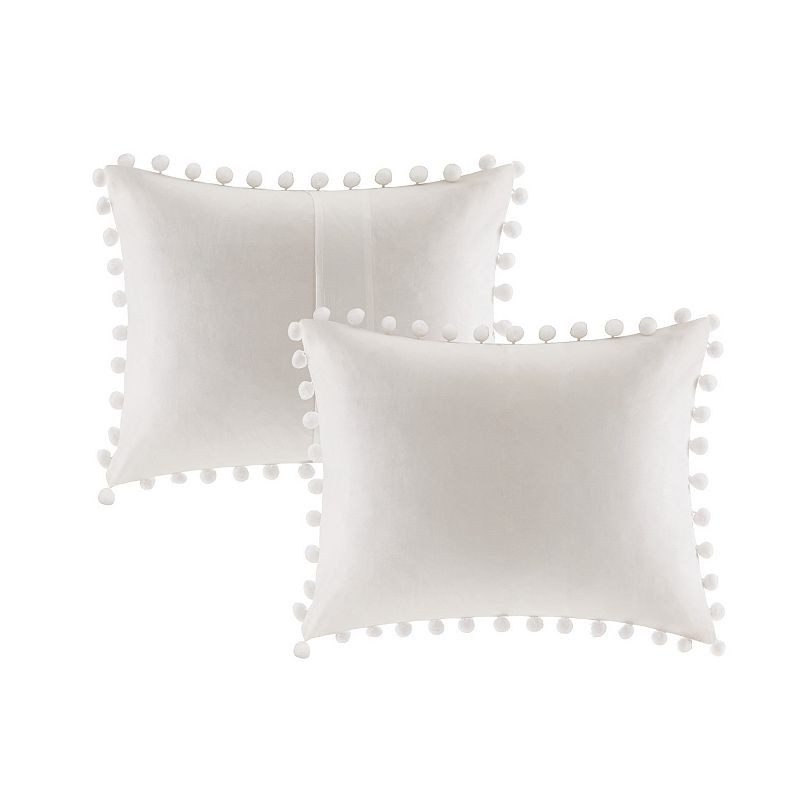 Madison Park Tracie 3-piece Pom Pom Cotton Comforter Set