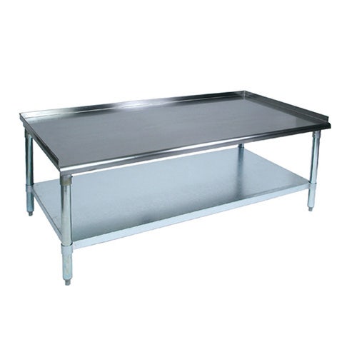 John Boos EES8-3024-X Stainless Steel Equipment Stand with Galvanized Undershelf， 24