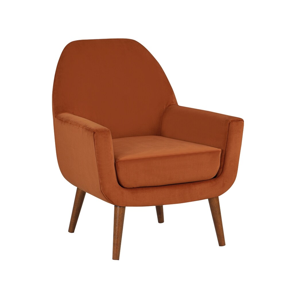 Adrian Mid Century Velvet Arm Chair by Greyson Living