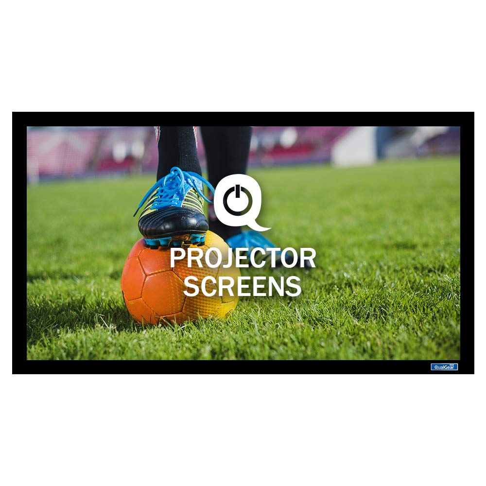 QualGear QGPSFF6169110G 16:9 Fixed Frame Projector Screen 110I