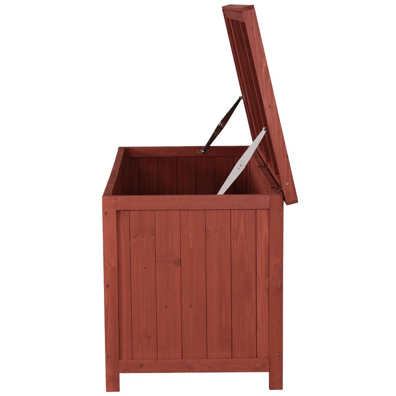 Leisure Season Deck Storage Box, Medium Brown