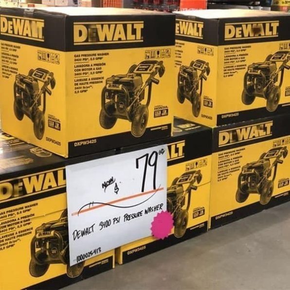 DeWalt Pressure Ready 3400 PSI 2.5 GPM Cold Water Gas Pressure Washer