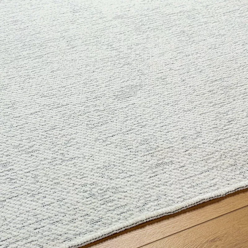 Tobey Solid And Border Washable Area Rug