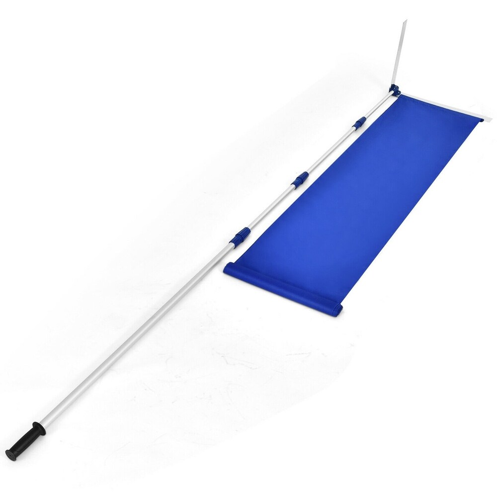 Lightweight Roof Snow Rake Removal Tool with Adjustable Telescoping Handle