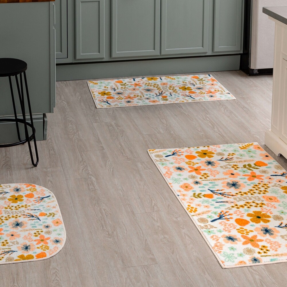 Mohawk Home Whimsy Floral Kitchen Mat