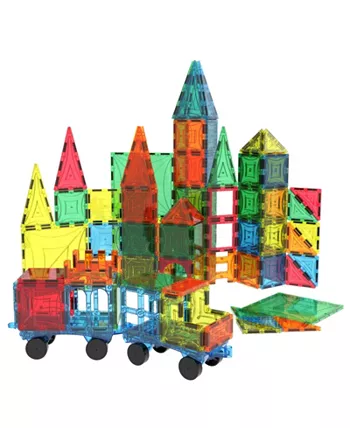 Mag-Genius 108 Piece Magnetic Building Blocks With Two Bonus Pieces