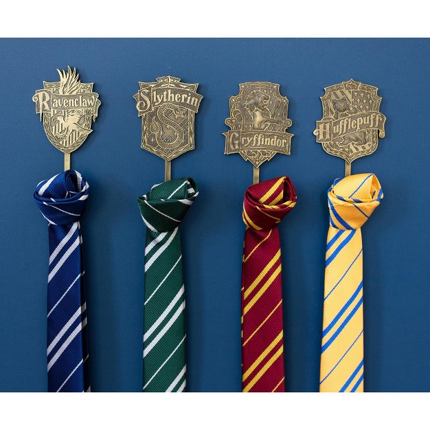 Ukonic Harry Potter Gold Hogwarts Houses Wall Hooks Storage Rack Set Of 4