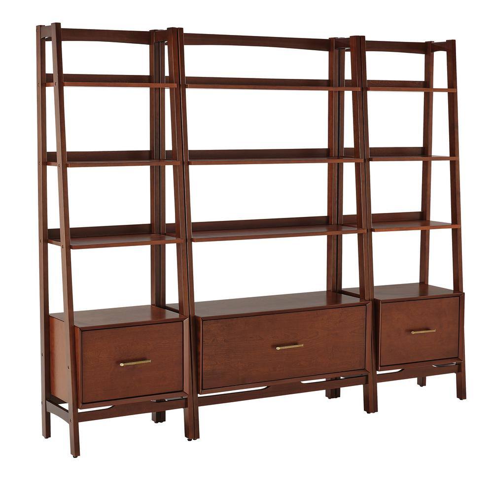 CROSLEY FURNITURE Landon Mahogany Etagere Set (3-Piece) KF13040MA