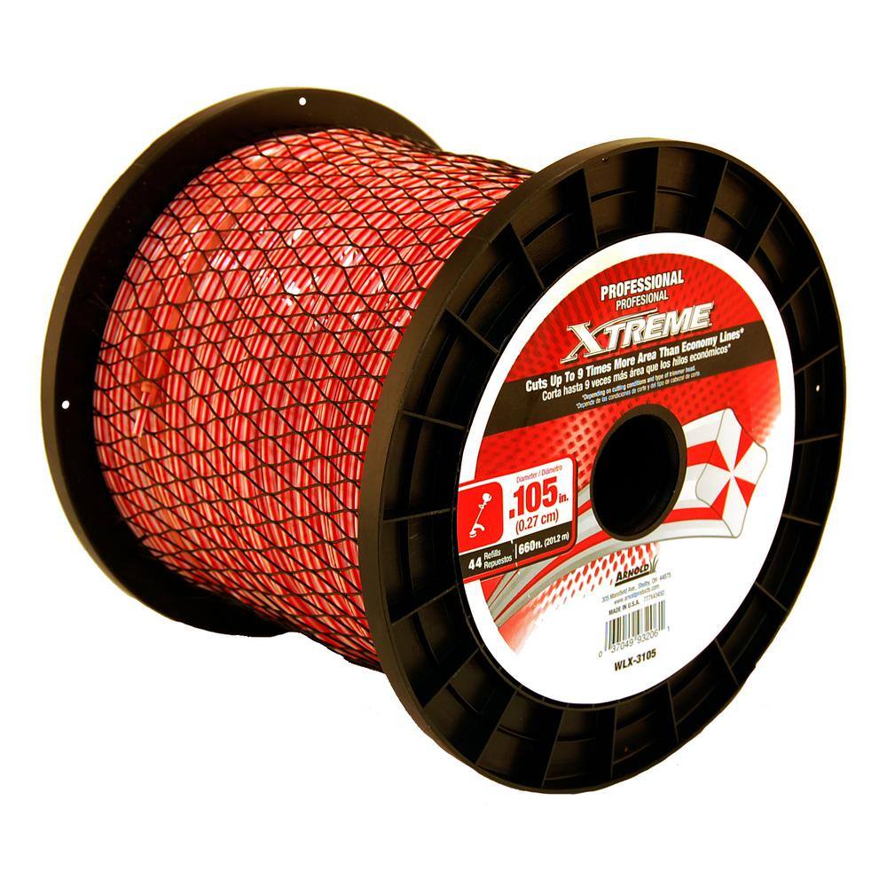 Arnold Professional Xtreme Spool 660 ft. 0.105 in. Universal 4 Point Star Trimmer Line WLX-3105