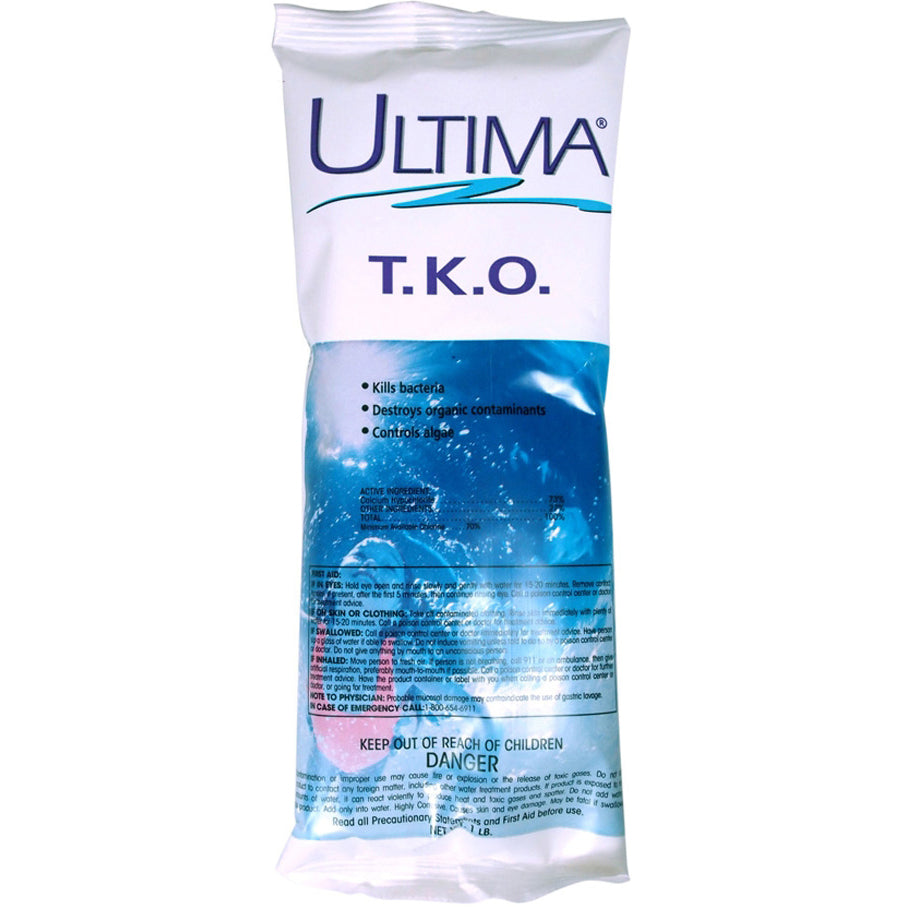 Ultima T.K.O. Chlorinating Shock Treatment for Swimming Pools, 24 Pack