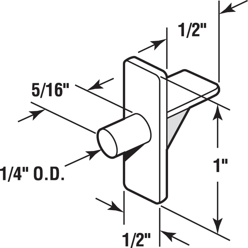 SHELF SUPPORT 14CLR CD8