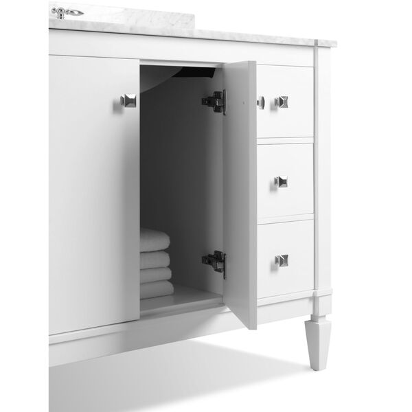 Kayleigh White 48-Inch Vanity Console