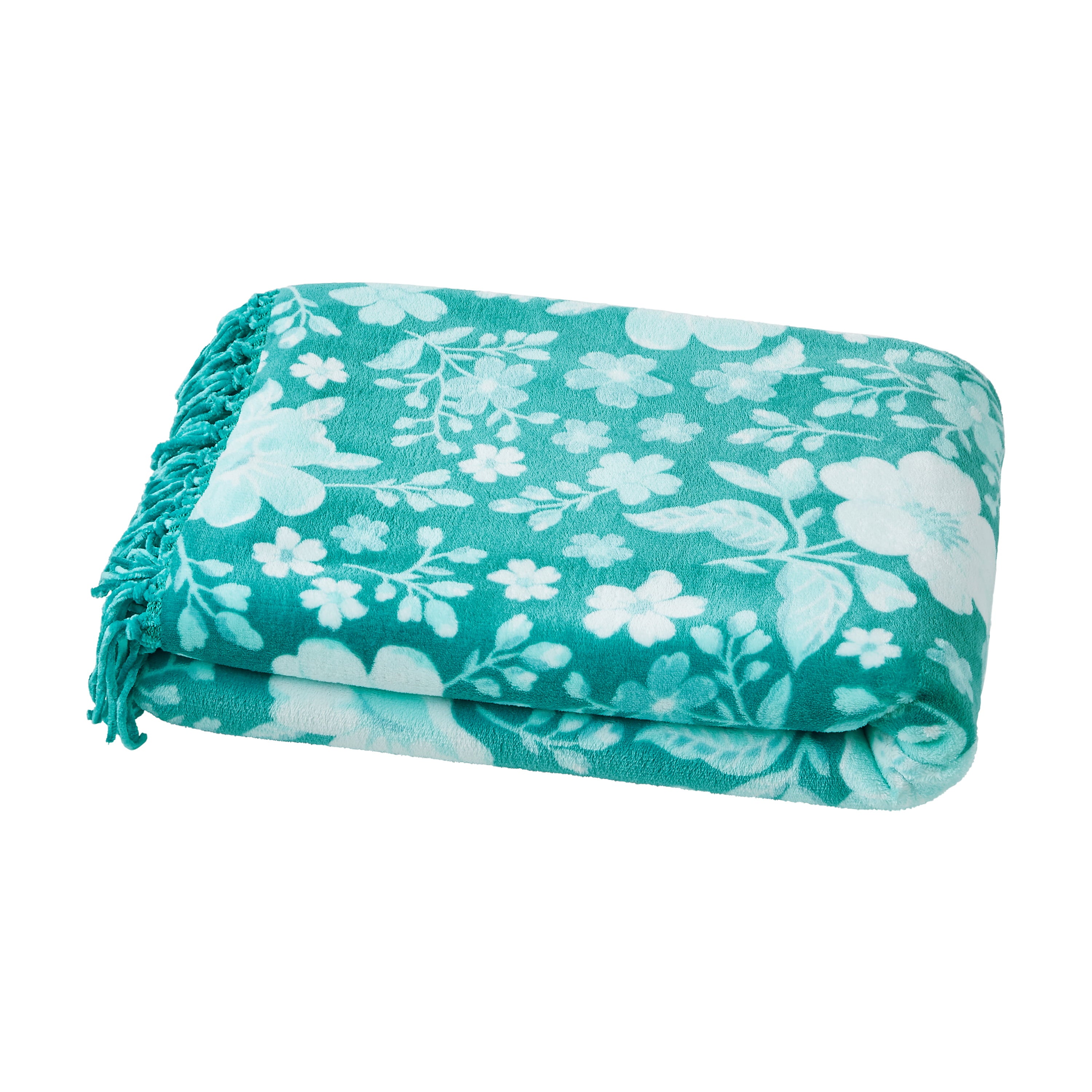 The Pioneer Woman Plush Reversible Throw - Evie Floral