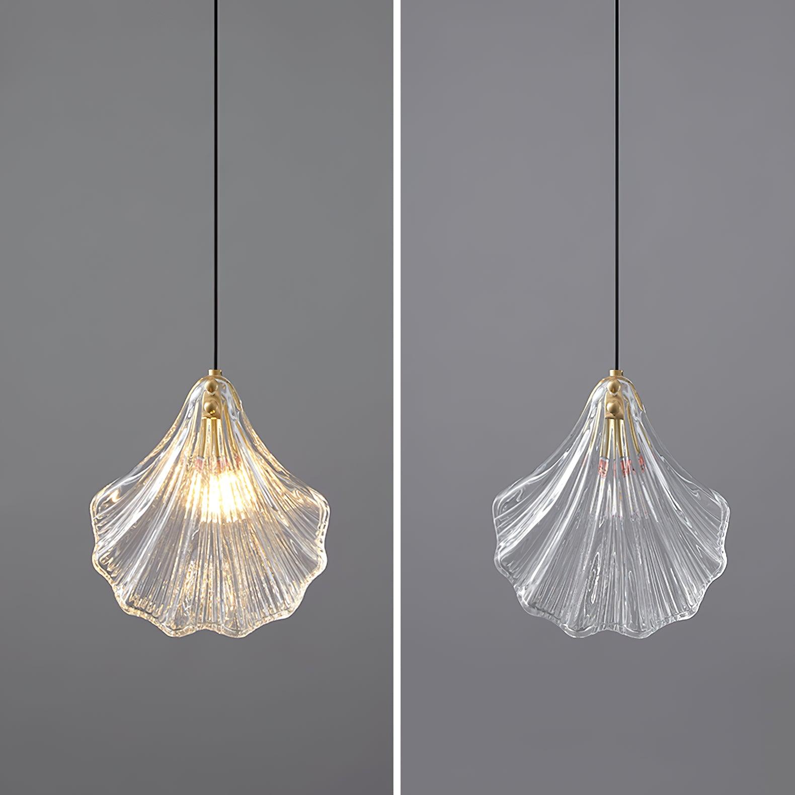 Shell Mini Pendant Swag Light