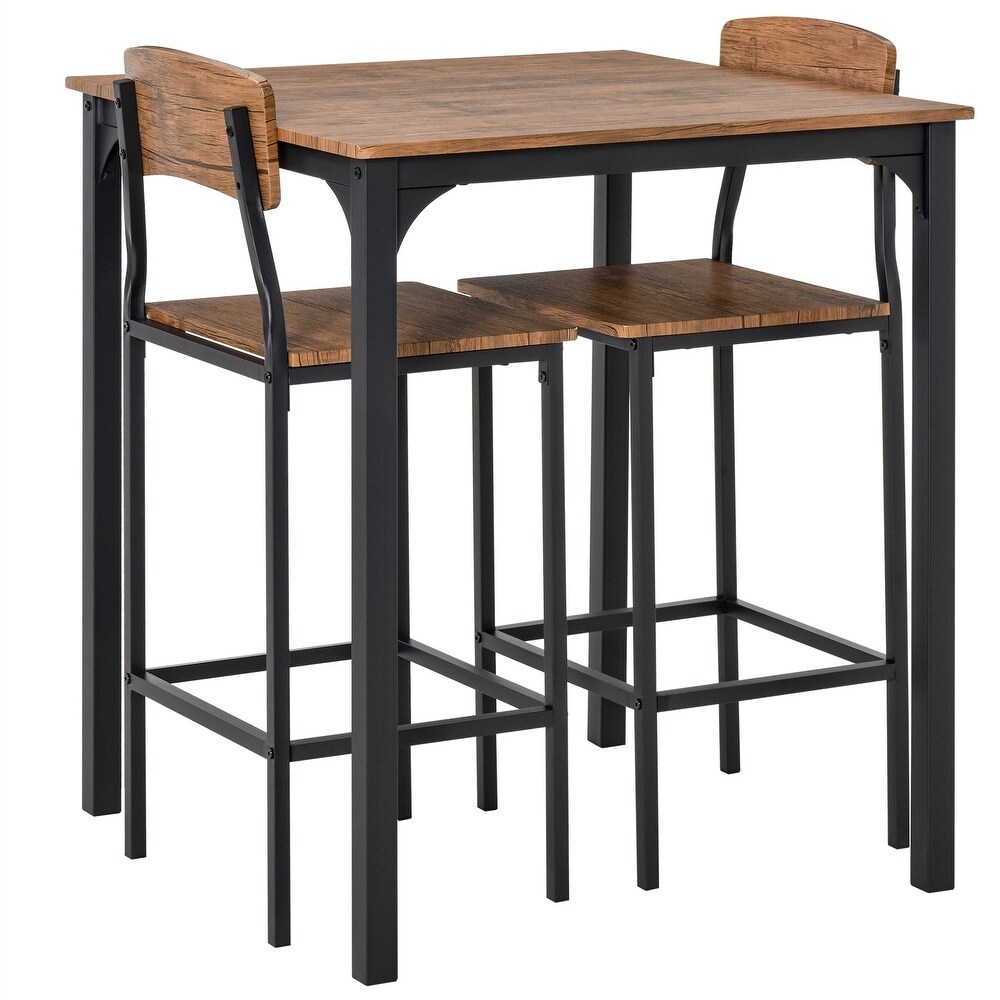 Industrial Counter Height Dining Table Set