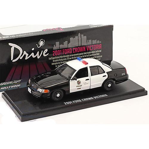 2001 Drive Ford Crown Victoria Police 1:43 Model Car