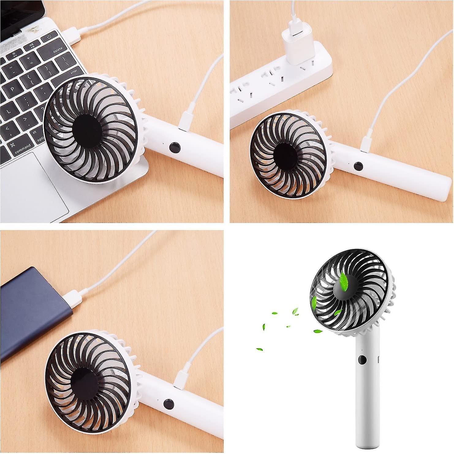 Mini Fan Silent Fan Electric Hand Fan Portable Handheld Battery Operated Fan With 7 Blades