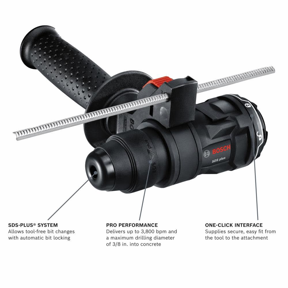 Bosch SDS plus Rotary Hammer Attachment GFA12-H from Bosch