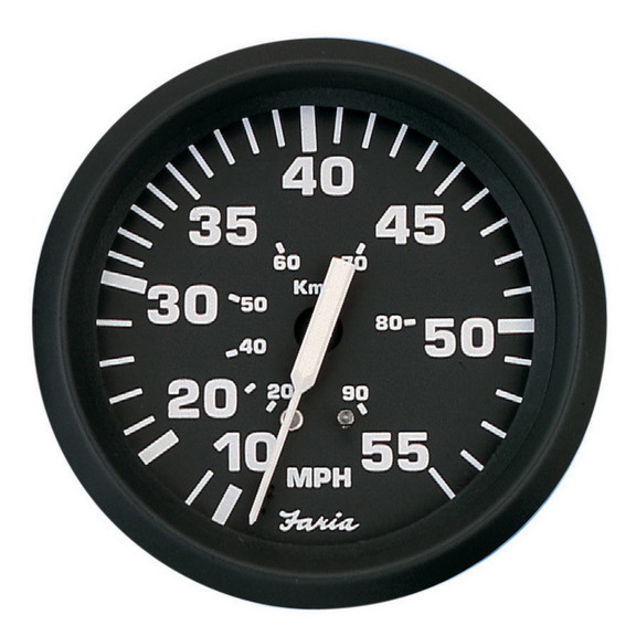 Faria 32810 Euro Speedometer (55 MPH) Pitot   4  ...