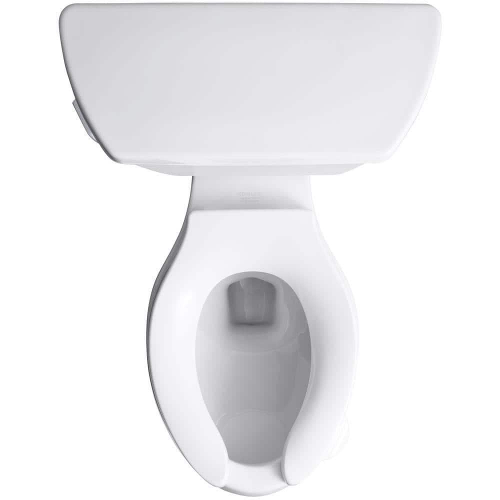 KOHLER Highline Classic 2piece 16 GPF Single Flush Elongated Toilet in White Seat Not Included