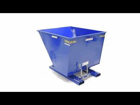 BASCO Medium Duty Self Dumping Steel Hopper   4 00...