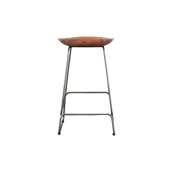 Porter Designs Neri Mid-Century Modern Solid Acacia Wood 24