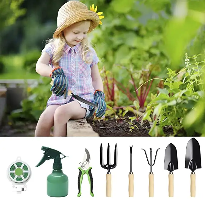 Best Selling Durable Floral Portable Shovel Weeder Indoor Garden tool set