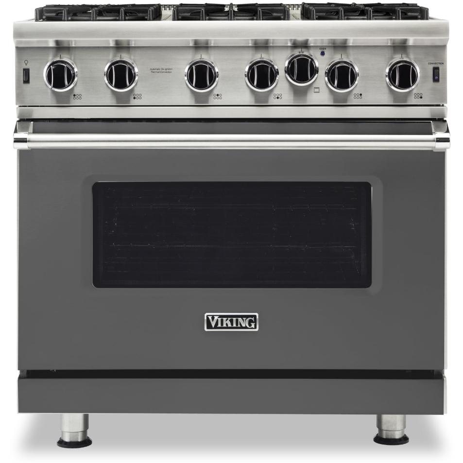 Viking 36-inch, 5.1 cu.ft. Freestanding Gas Range with Convection Technology VGIC5362-6BDGLP