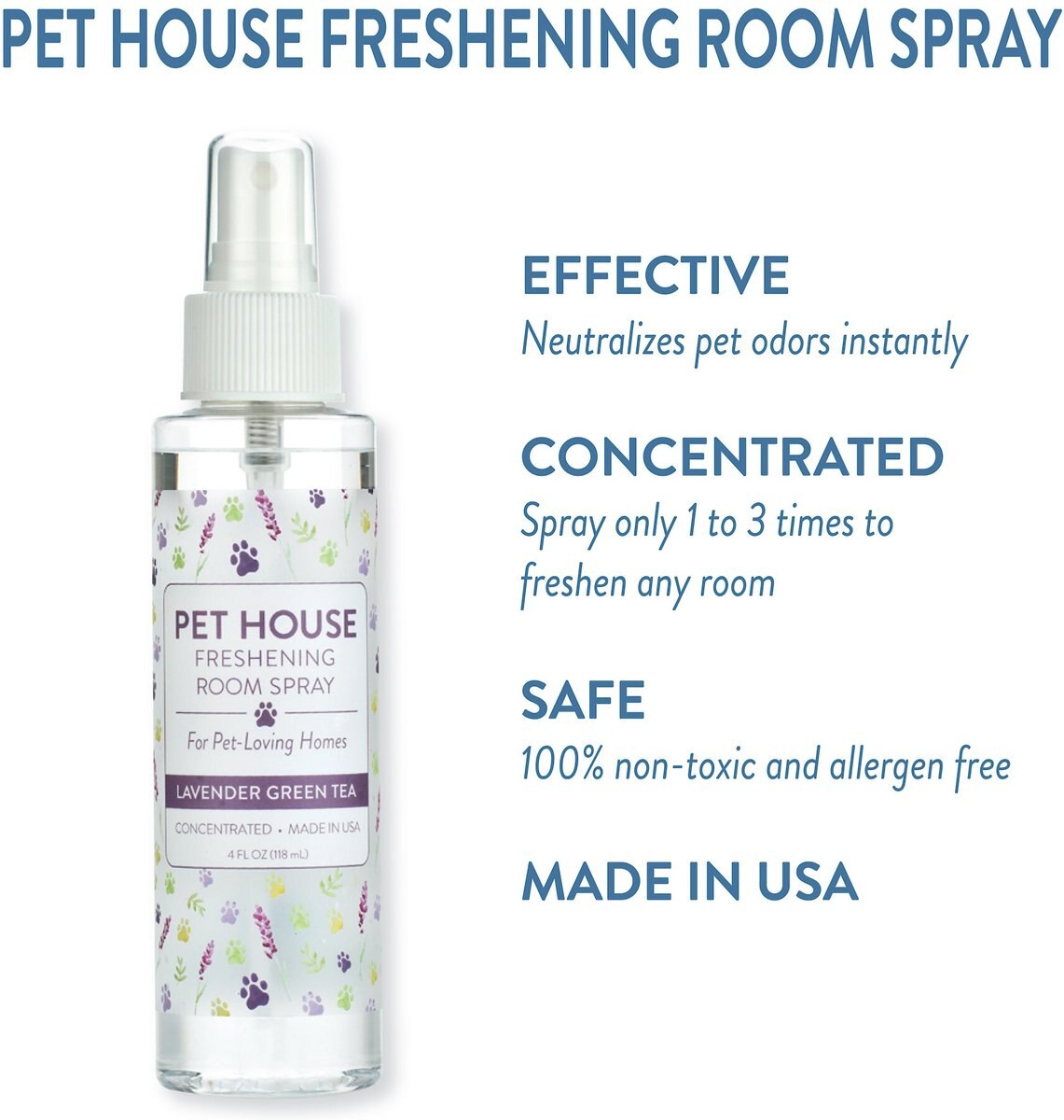 Pet House Lavender Green Tea Freshening Room Spray