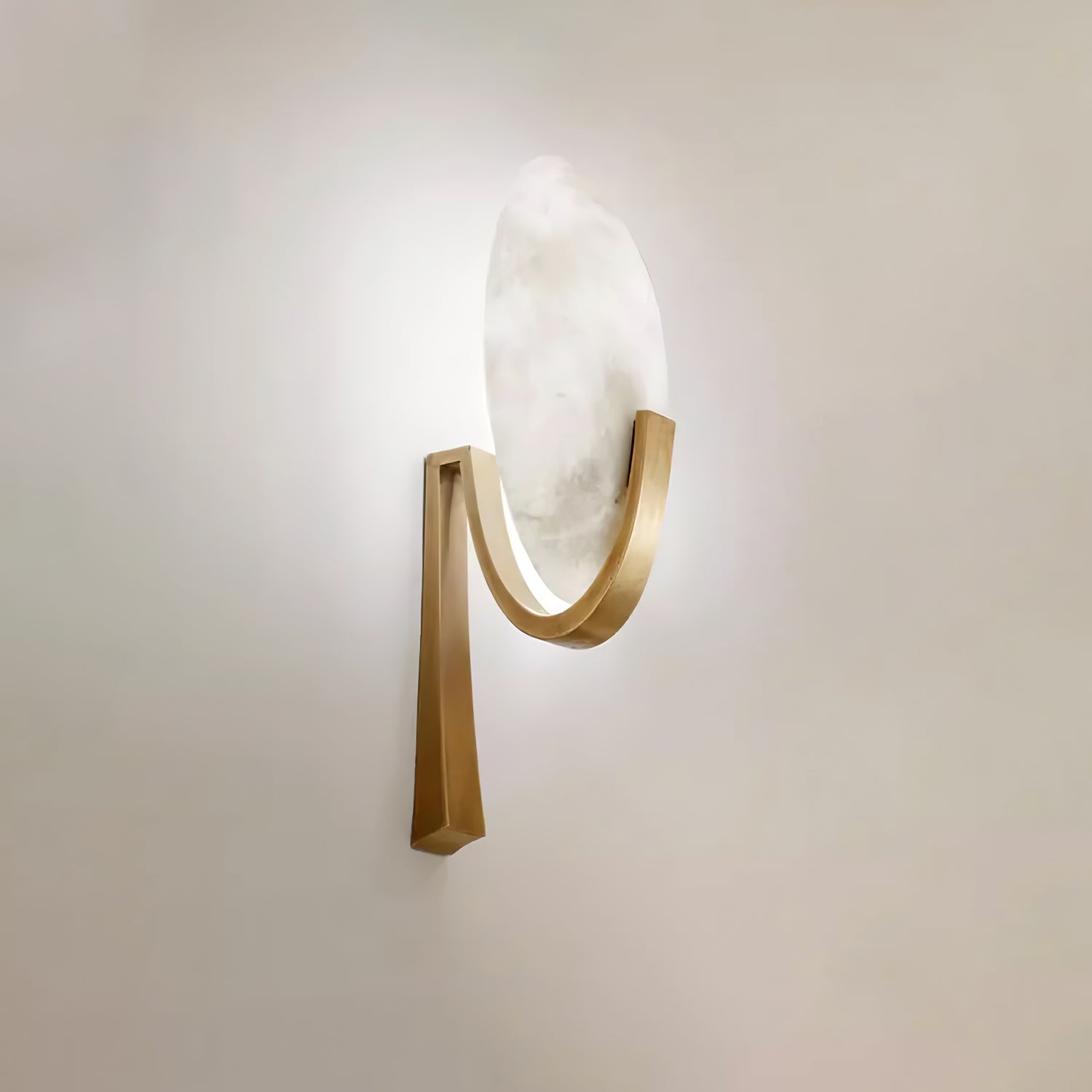 Alice Alabaster Plug-in Wall Lamp