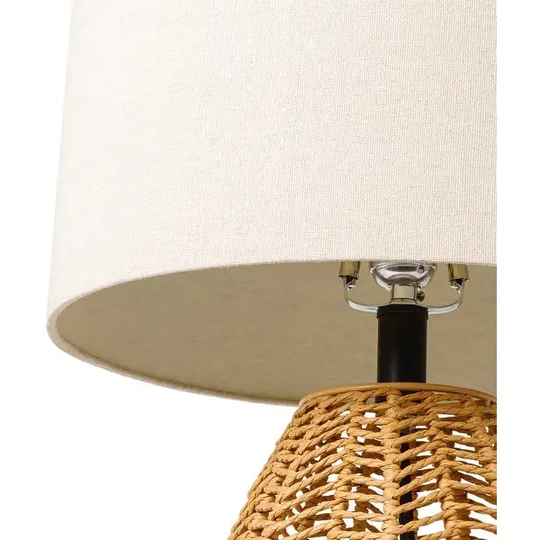 Cromwell Bohemian Paper Rattan Table Lamp - 26