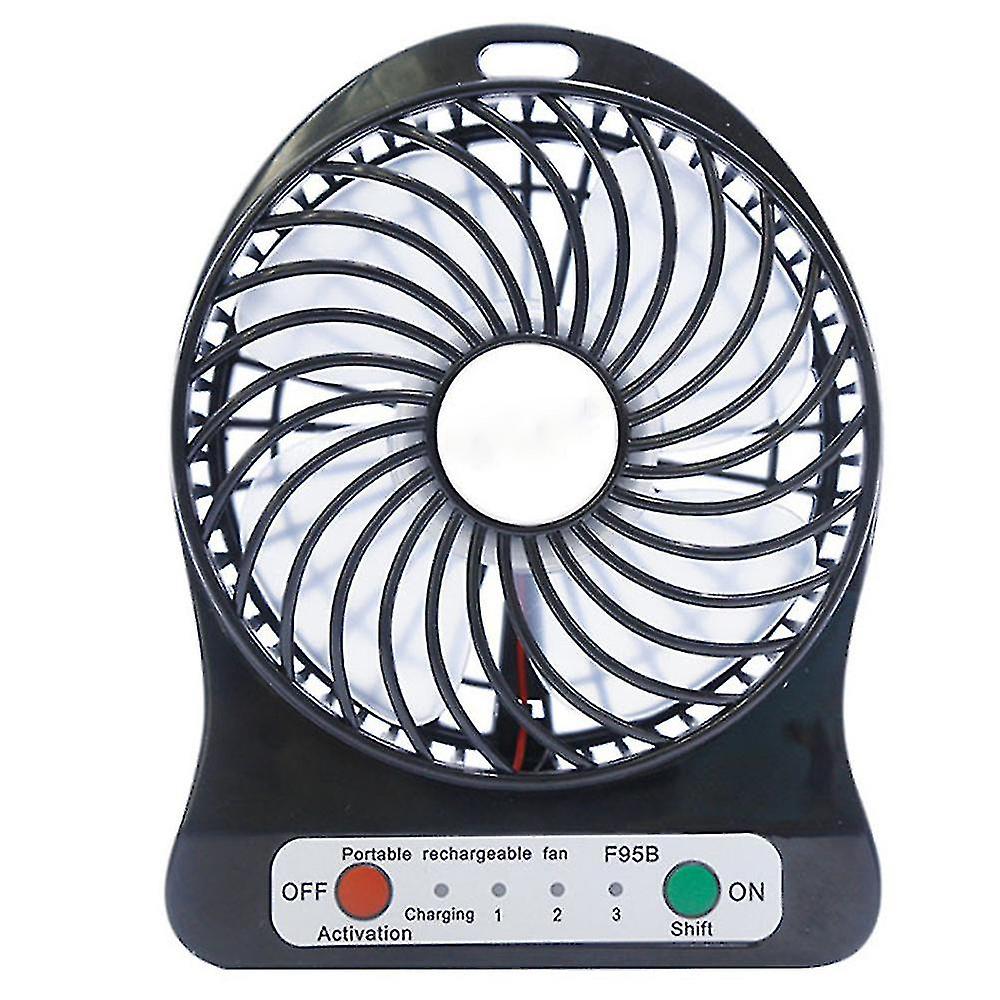 Portable Usb Fan Battery Operated Fan With Flashlight Backpacking