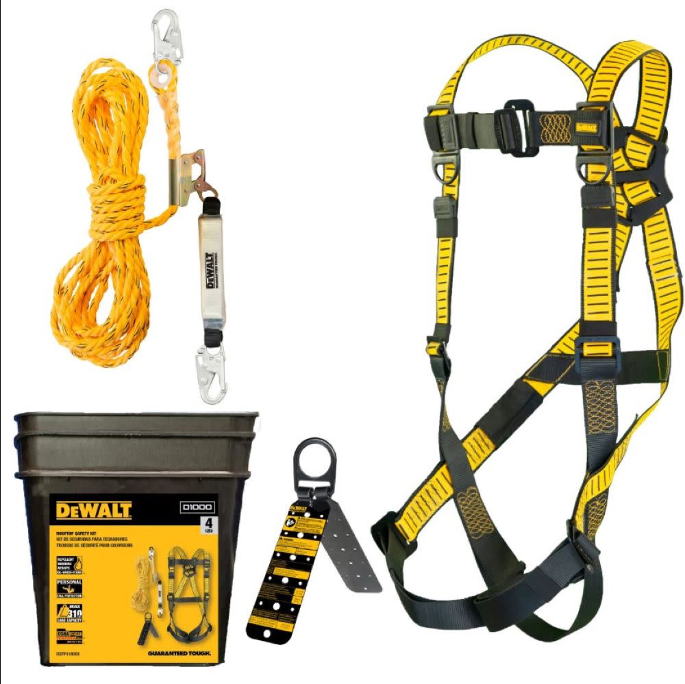 DEWALT Fall Protection Rooftop Safety Kit DXFP110050 from DEWALT