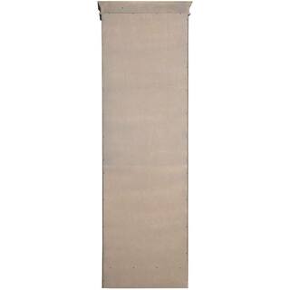 Home Decorators Collection Naples 24 in. W x 74 in. H x 17 in. D Bathroom Linen Cabinet in Distressed Grey NADGL2474