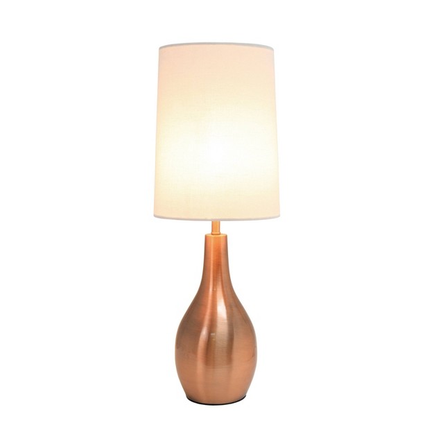 1 Light Tear Drop Table Lamp Simple Designs