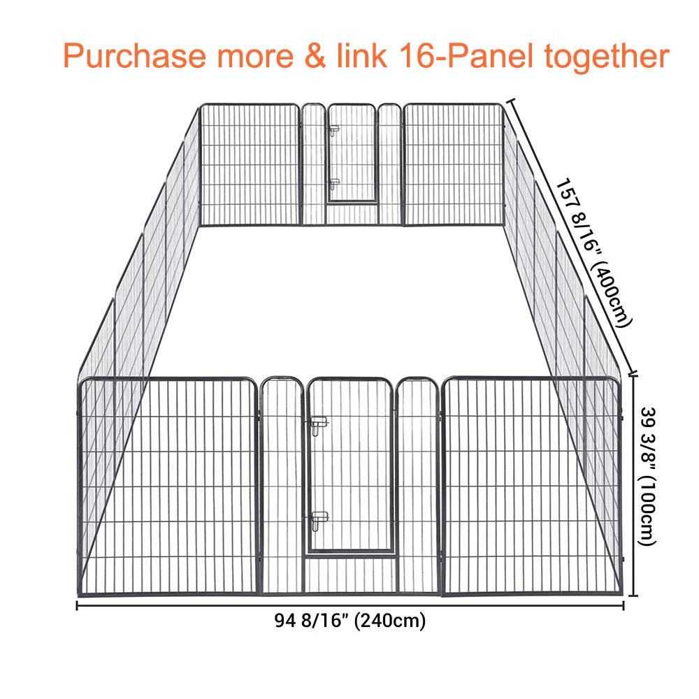 Yescom Heavy Duty Dog Playpen 40