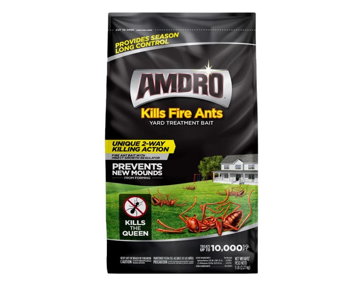 Amdro Yard Treatment Bait Kills Fire Ants Granules， 5 lb. - 100537440